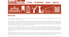 Desktop Screenshot of legrandtheatre.fr